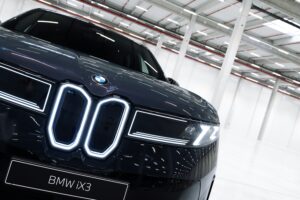 BMW ix3 electric car front view